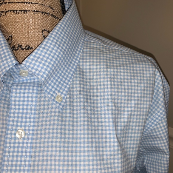 COPY - BROOKS BROTHERS Regent Fit Non-Iron Shirt 16.5-33 - Picture 2 of 6